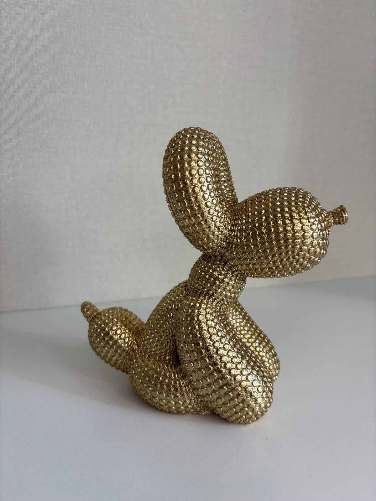 Evergreen Home - Klein Goud Ballon Hondje - 15x14