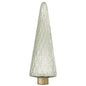 J-Line kerstboom voet van glas, transparant, 39 cm, moderne en elegante basis voor kerstbomen.