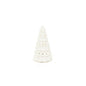 Housevitamin - Ledlight - Kerstboom - Keramiek - Wit - 6x6x10cm