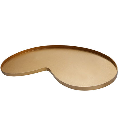 Luxe goudkleurig Kidney Dienblad van Vase The World, verkrijgbaar in twee maten. Stijlvol en veelzijdig voor decoratie in een modern, hotel chic of minimalistisch interieur.