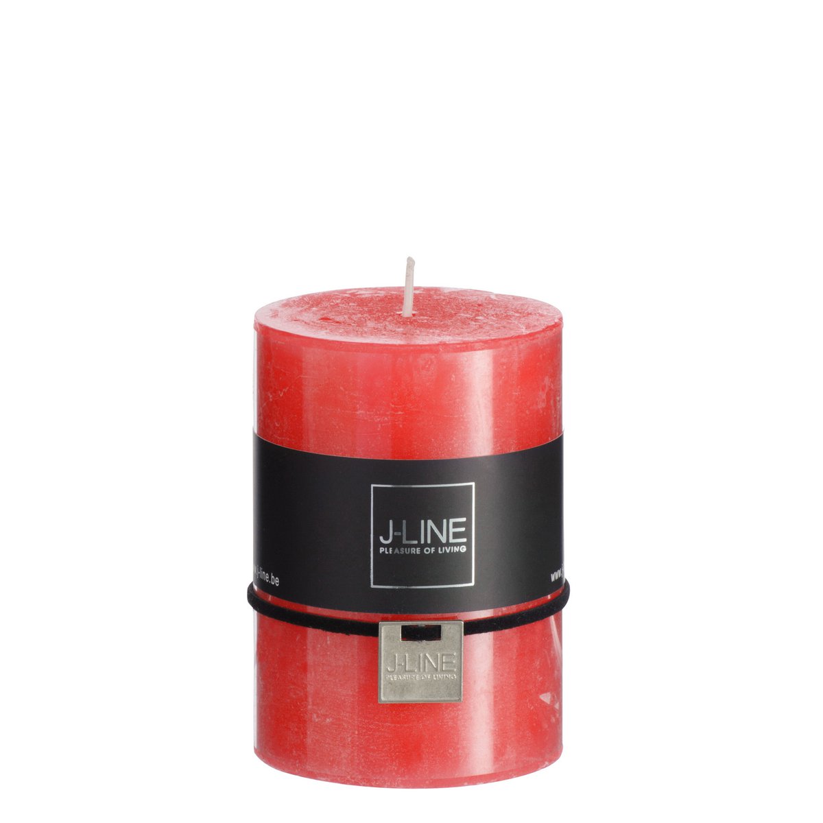 J-Line - Cilinderkaars - Rood - 48U