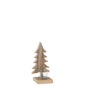 J-Line - Kerstboom waxinehouder - Hout - Bruin