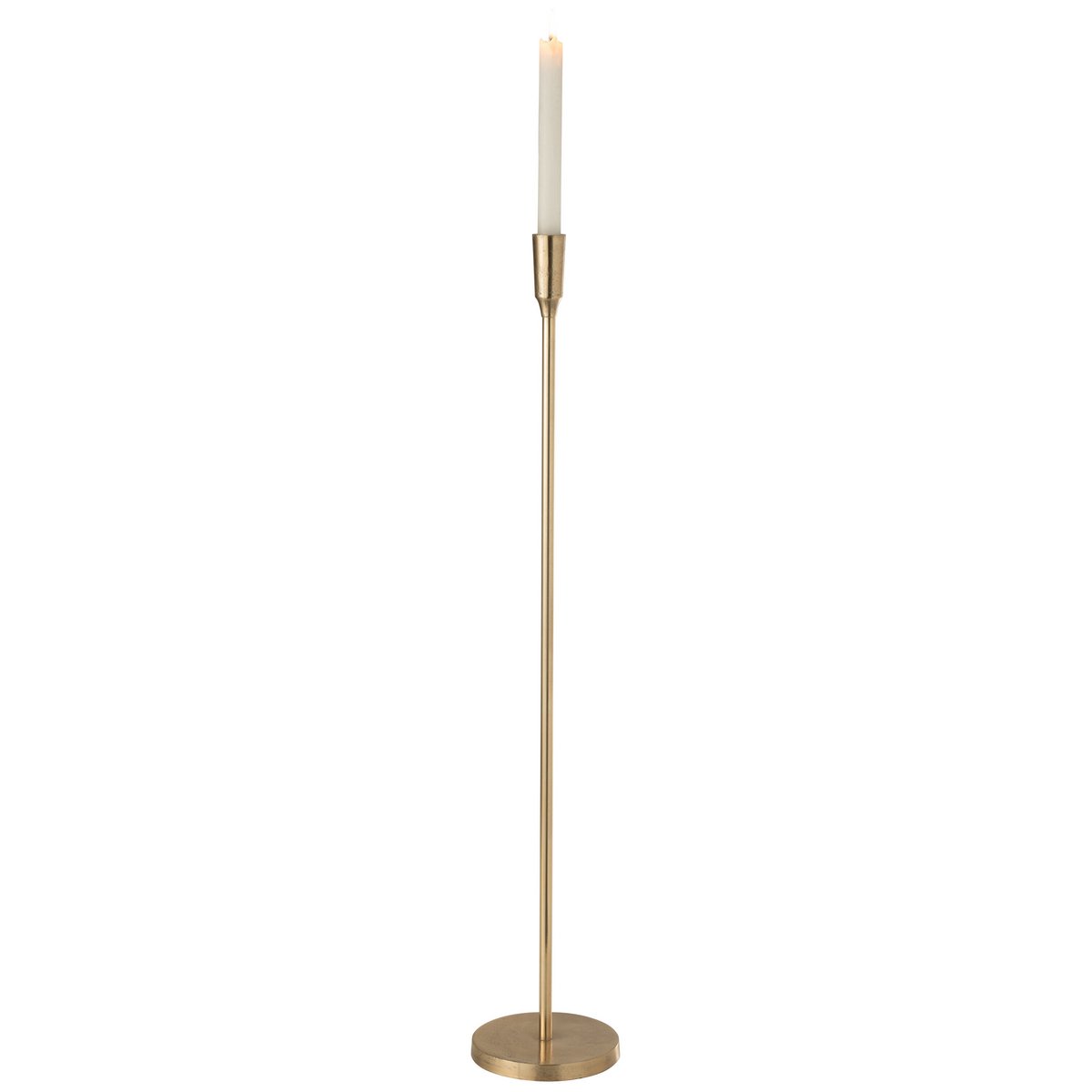 J-Line Kandelaar in goud, 79,5 cm hoog, luxe kaarsenhouder voor een statement in elk interieur.