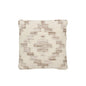 J-Line - kussen - Etnisch Squaren - wol/katoen - creme/beige