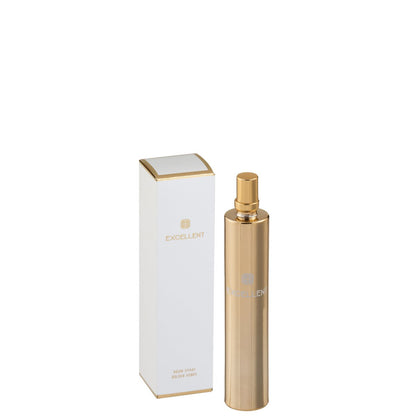 J-Line - Roomspray - Excellent - Glas - Goud - 50ml - Golden Honey