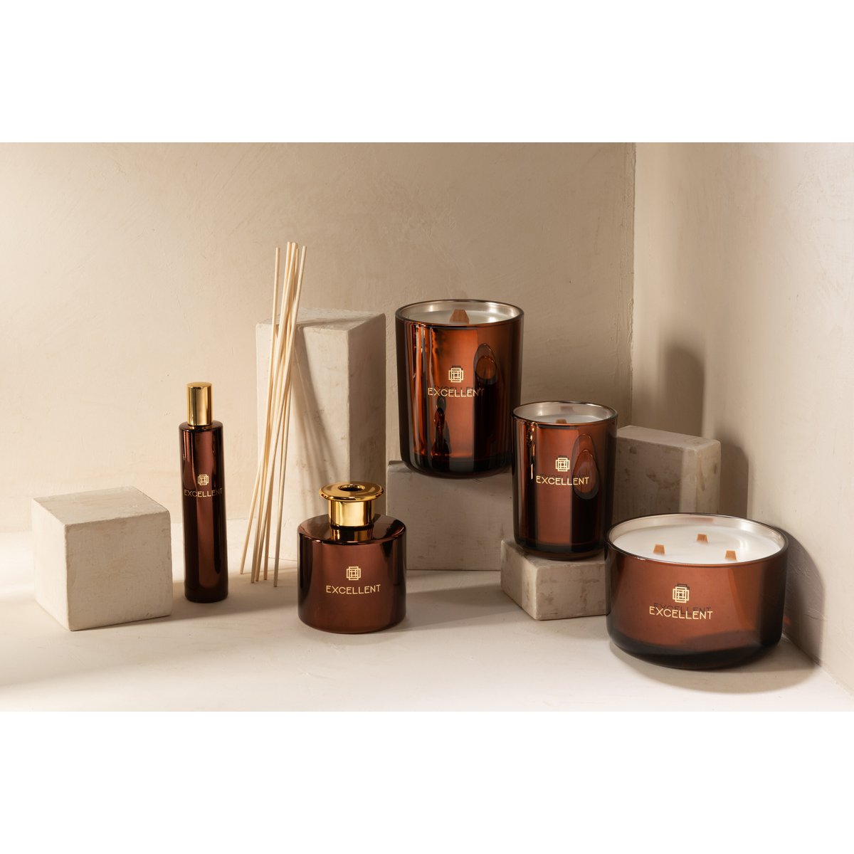 J-Line - Interieur Parfum - Excellent - Bruin - Woody