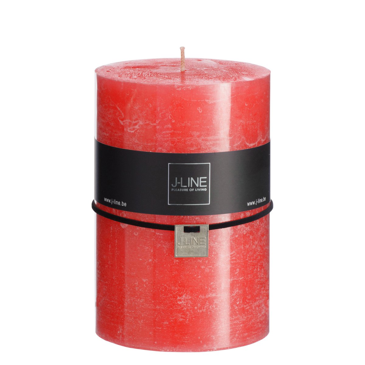 J-Line - Cilinderkaars - Rood - 120U