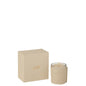 J-Line - Geurkaars - Leder Beige - 40U