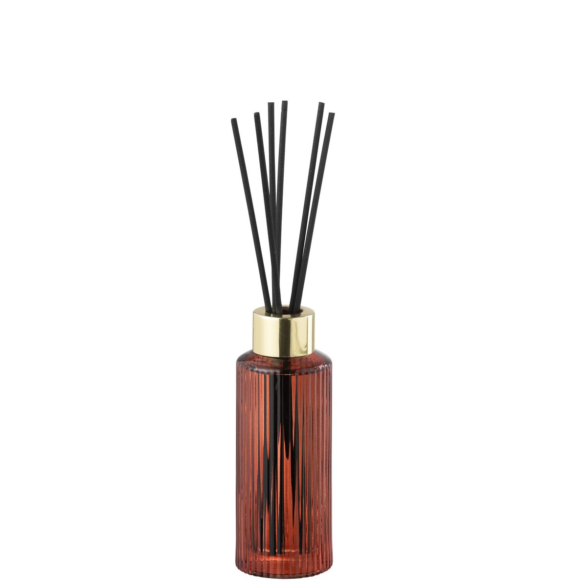 J-Line - Geurstokjes - Olive & Frank Incense - Glas - Rood - 100ml