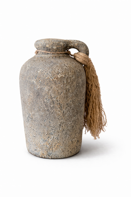 Handmade kruik - Beige/grijs