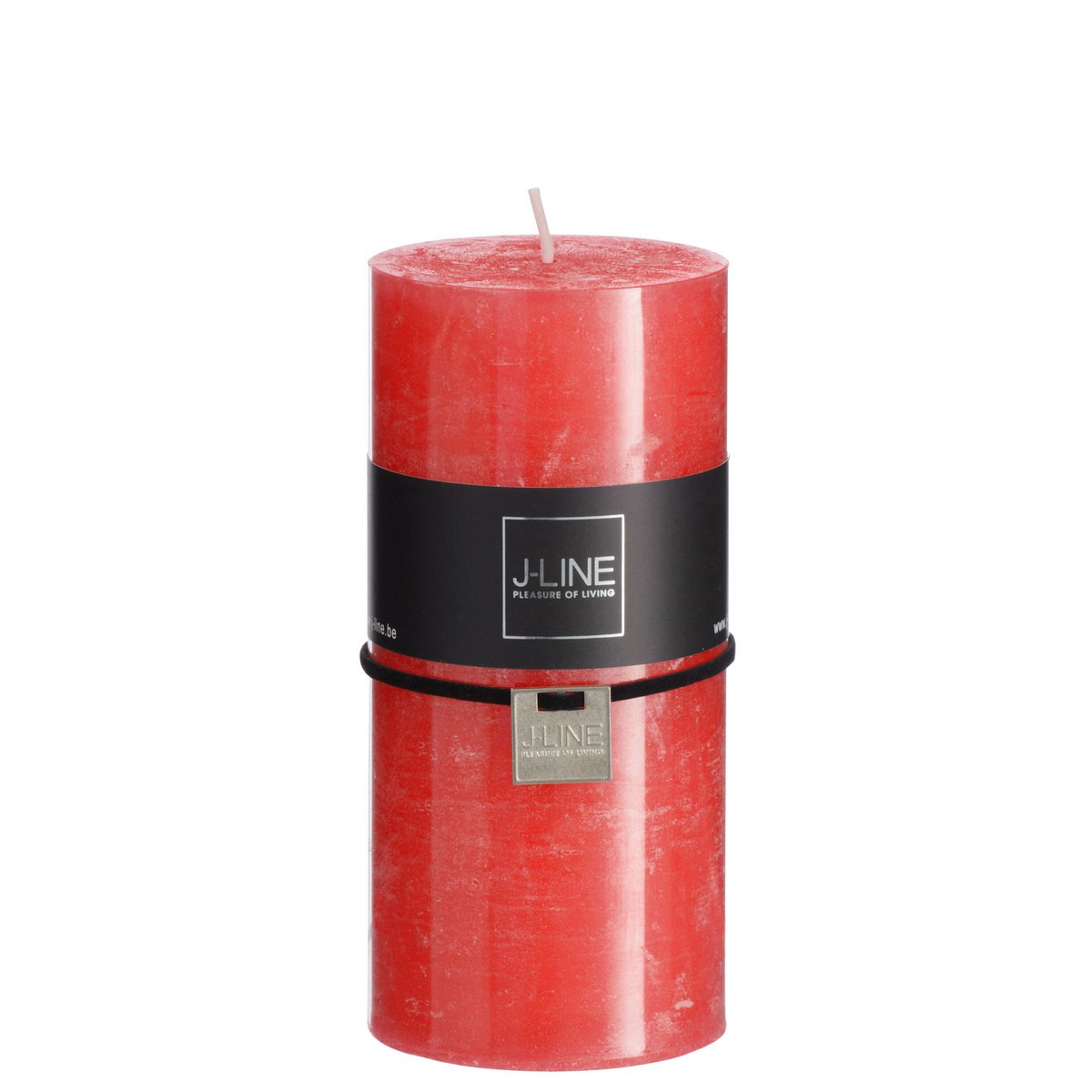 J-Line - Cilinderkaars - Rood - 72U