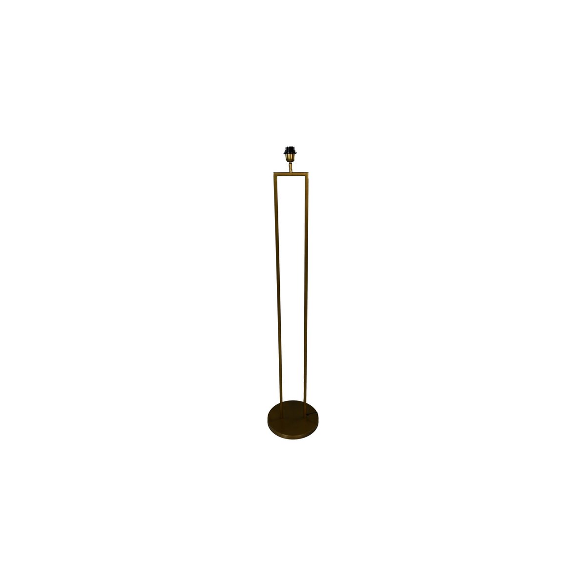 HSM Collection - Vloerlamp - 30x30x150 - Goud - Metaal