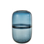 J-Line - Vaas - Glas - Blauw - 28cm