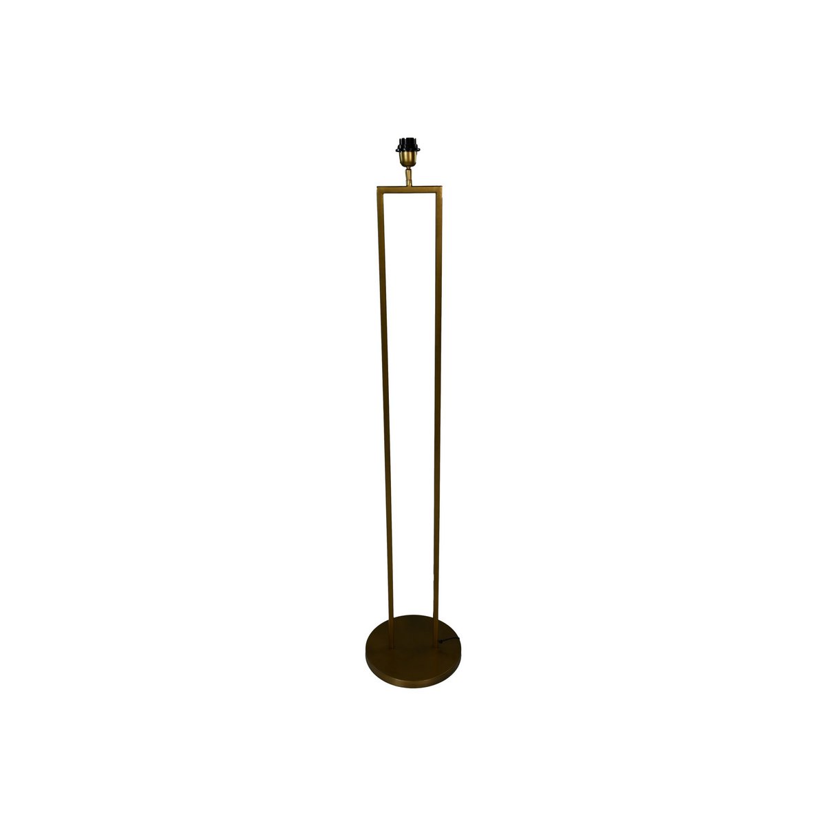 HSM Collection - Vloerlamp - 30x30x150 - Goud - Metaal