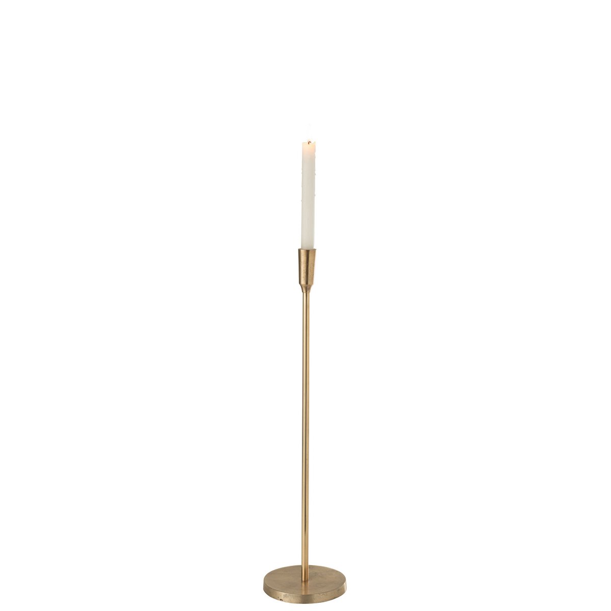 J-Line Kandelaar in goud, 61,5 cm hoog, luxe kaarsenhouder voor een statement in elke ruimte.